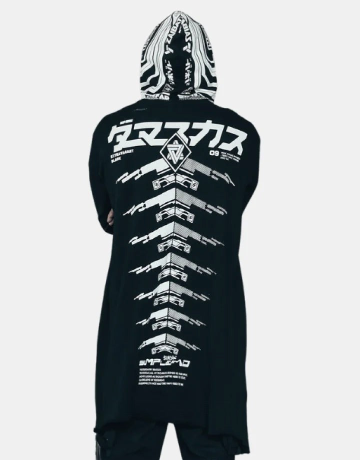 shop and buy KAGE.09 (影) – Shadow.09 Cyperpunk Hoodie