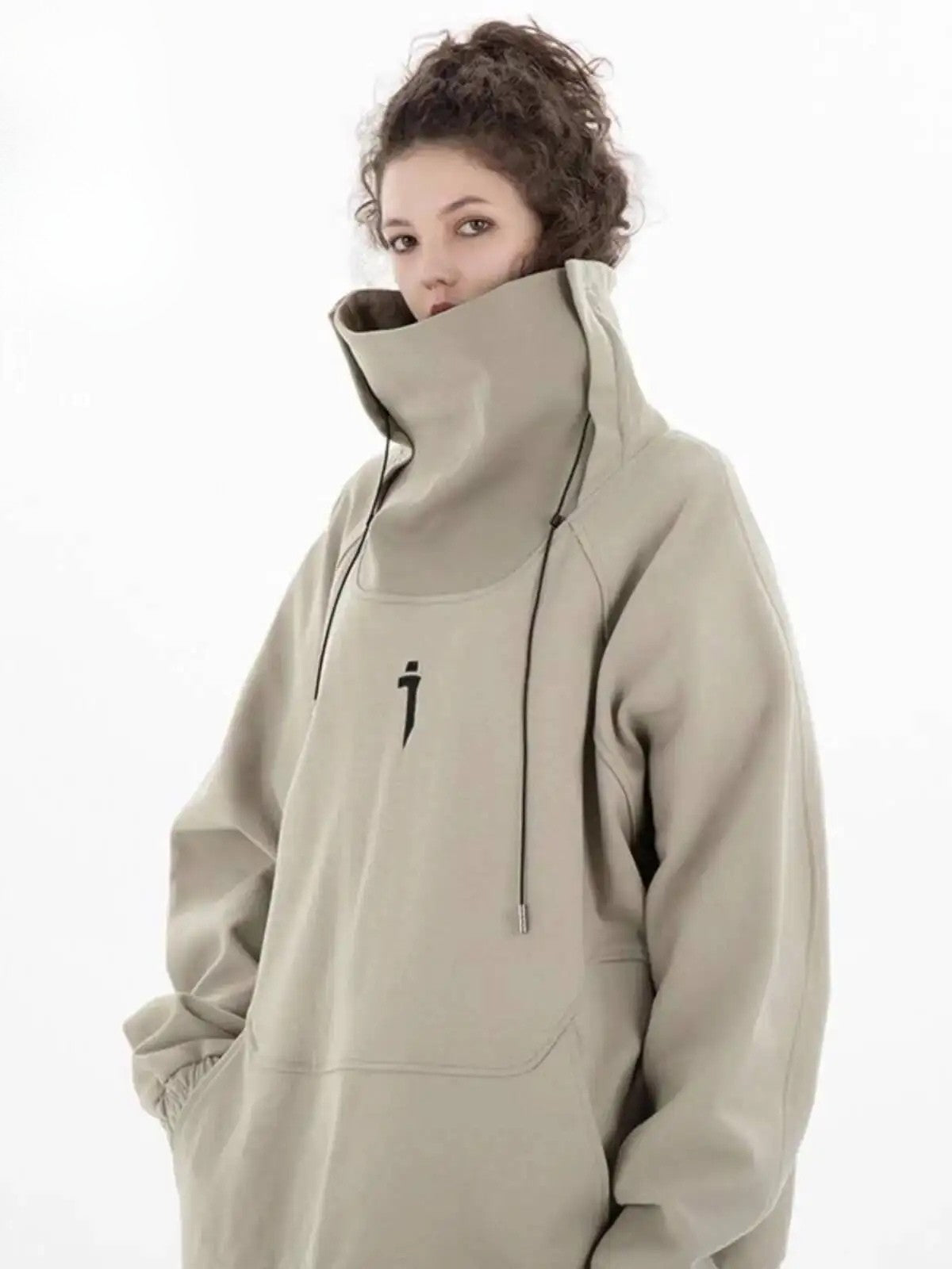 shop and buy high turtleneck hoodie