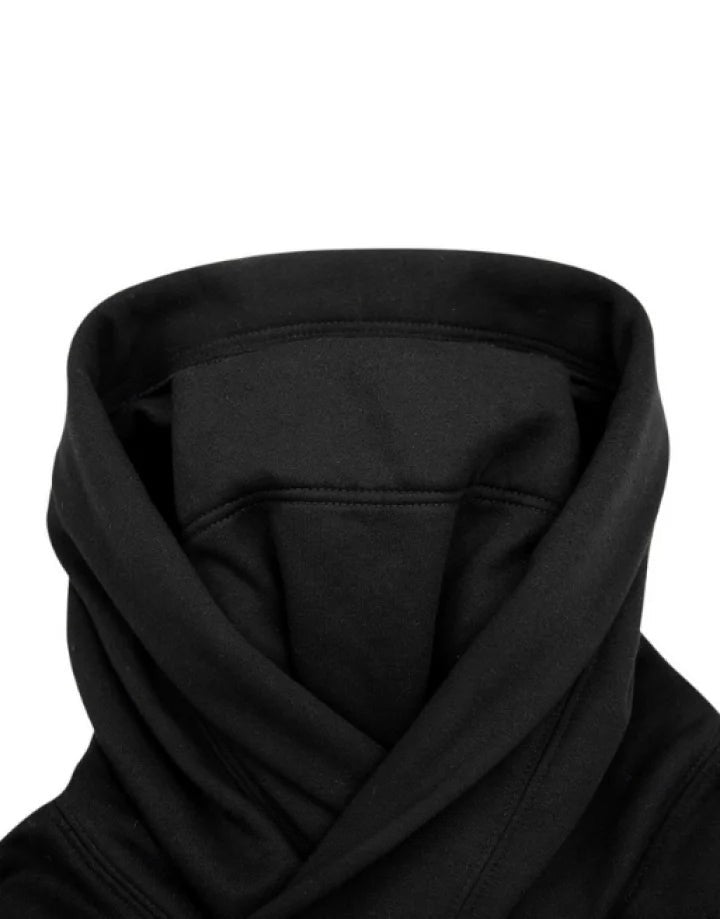 shop and buy high collar cotton hoodie