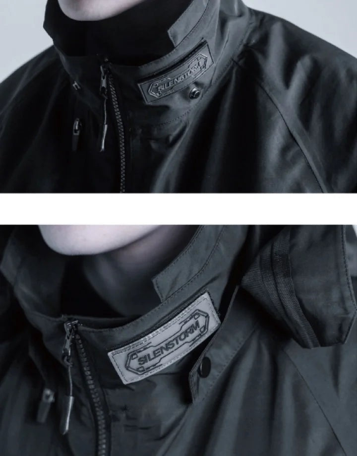 Shop and buy Black Tactical hooded Jacket