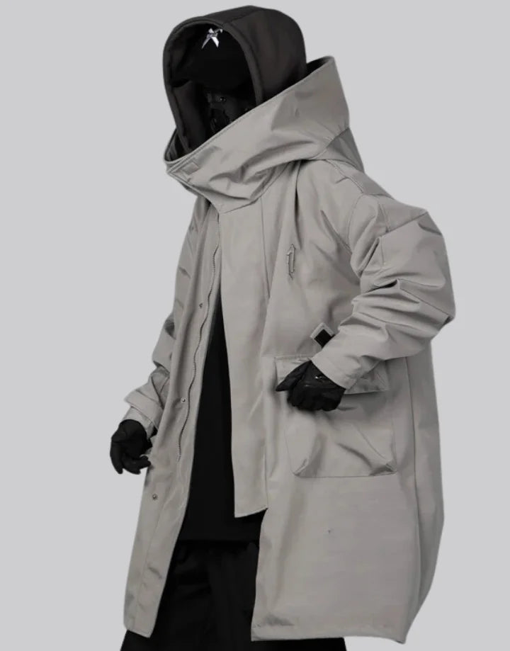 shop and buy longline techwear jacket