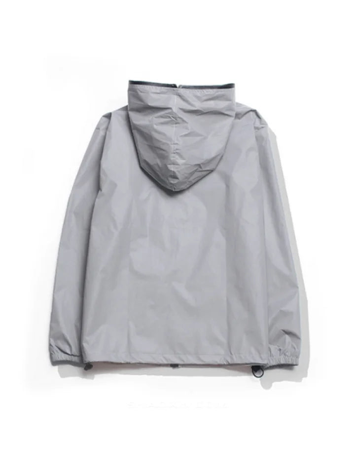 shop and buy reflective streetwear jacket windbreaker