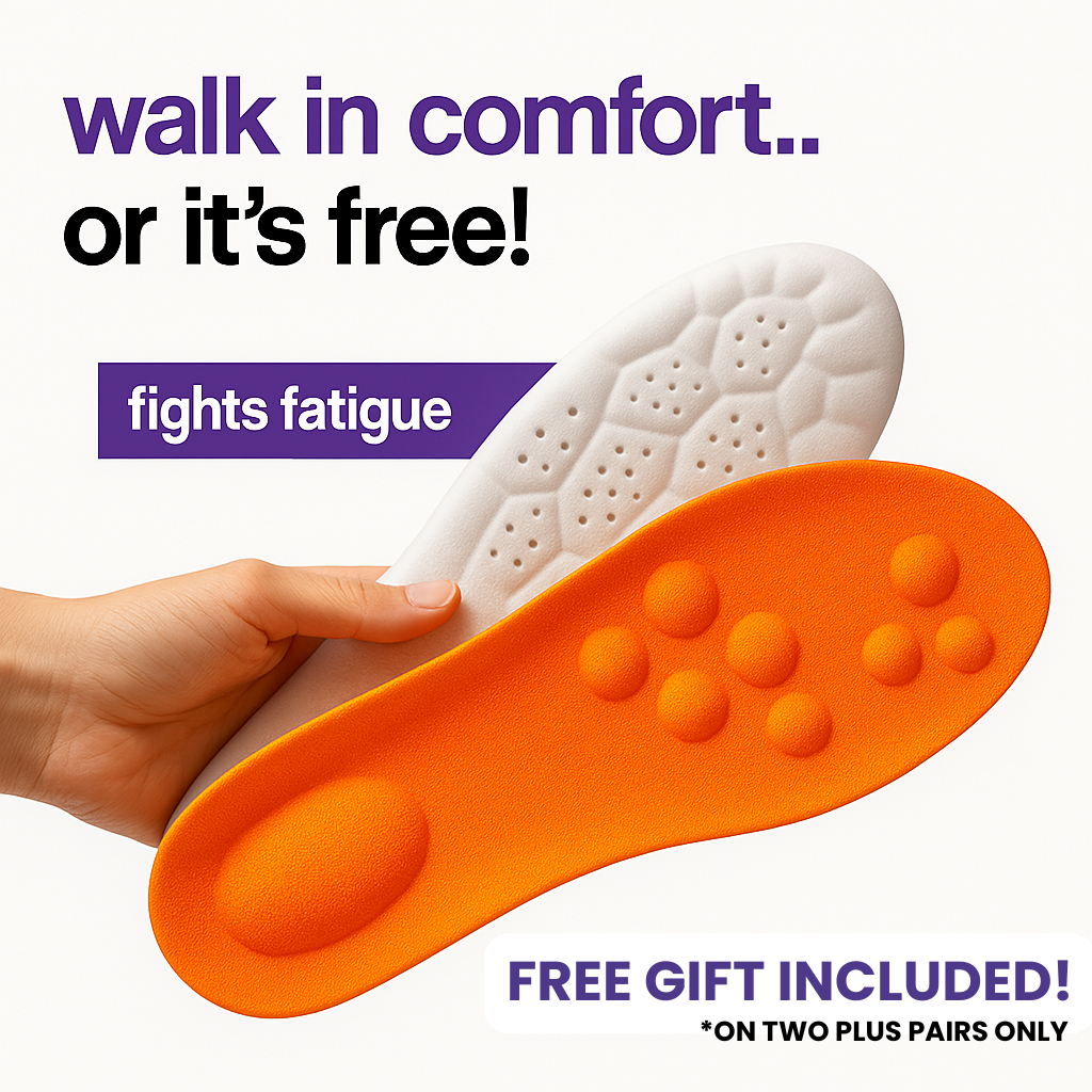 shop and buy arch support insoles in orange