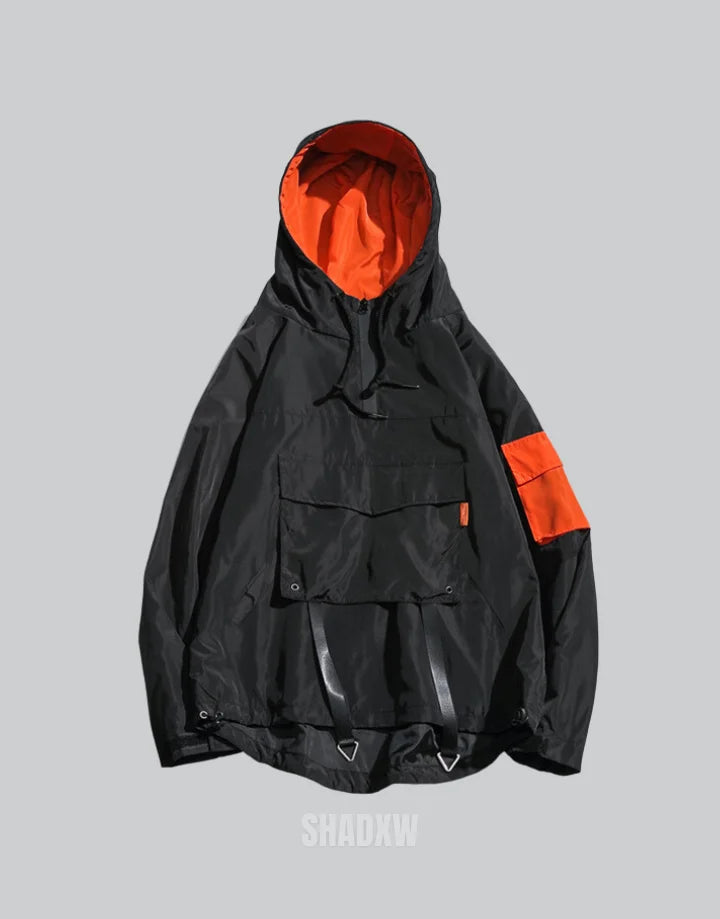Shop and buy summer/winter Neon Fang Techwear Windbreaker with sidepocket