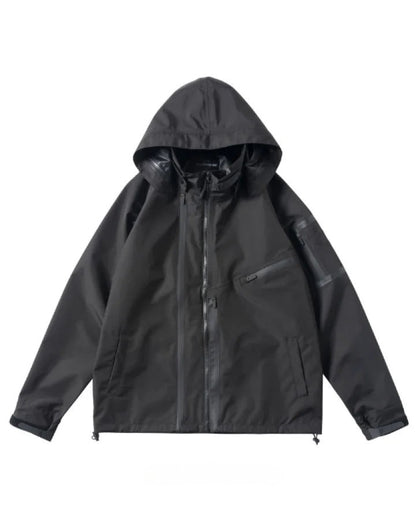 Shop and buy Black Tactical hooded Jacket