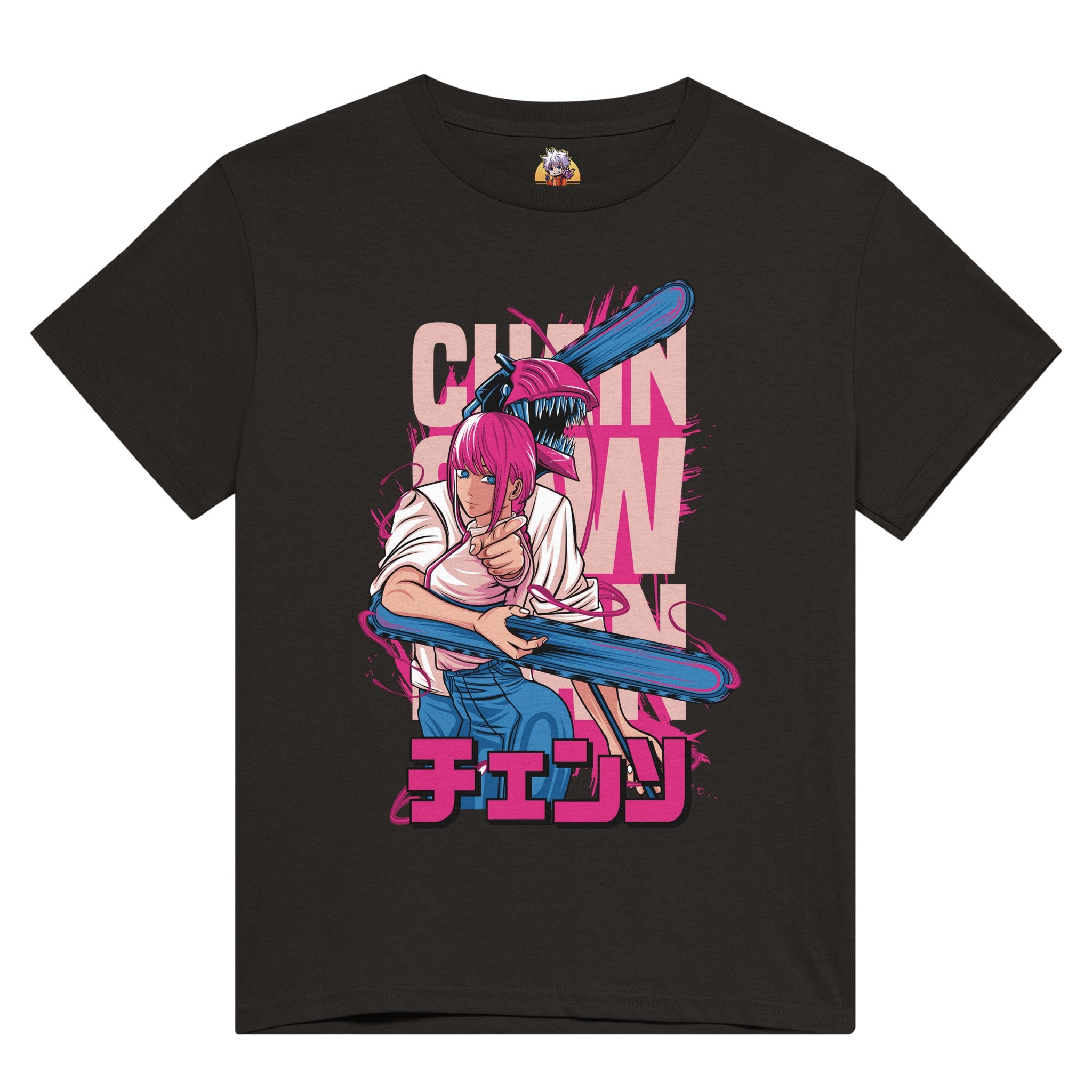 shop and buy chainsaw man anime clothing denji and makima t-shirt 