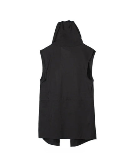 Black Sleeveless Jacket