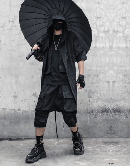 Black Sleeveless Jacket
