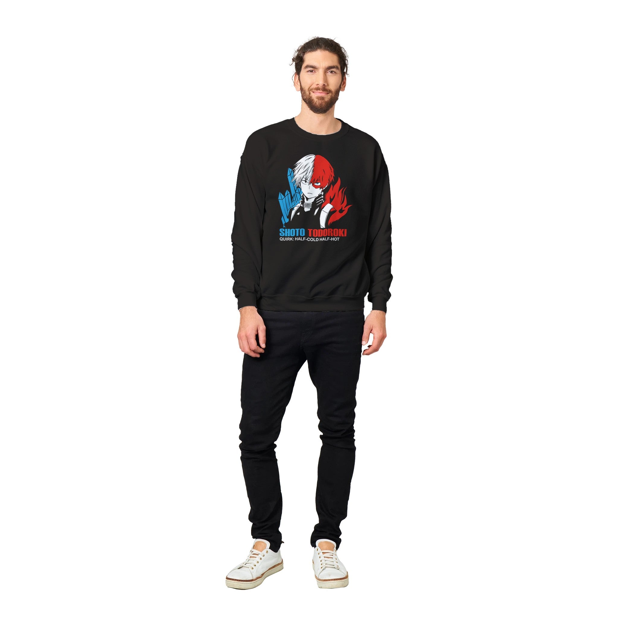 shop and buy my hero academia anime clothing todoroki sweatshirt/jumper/longsleeve