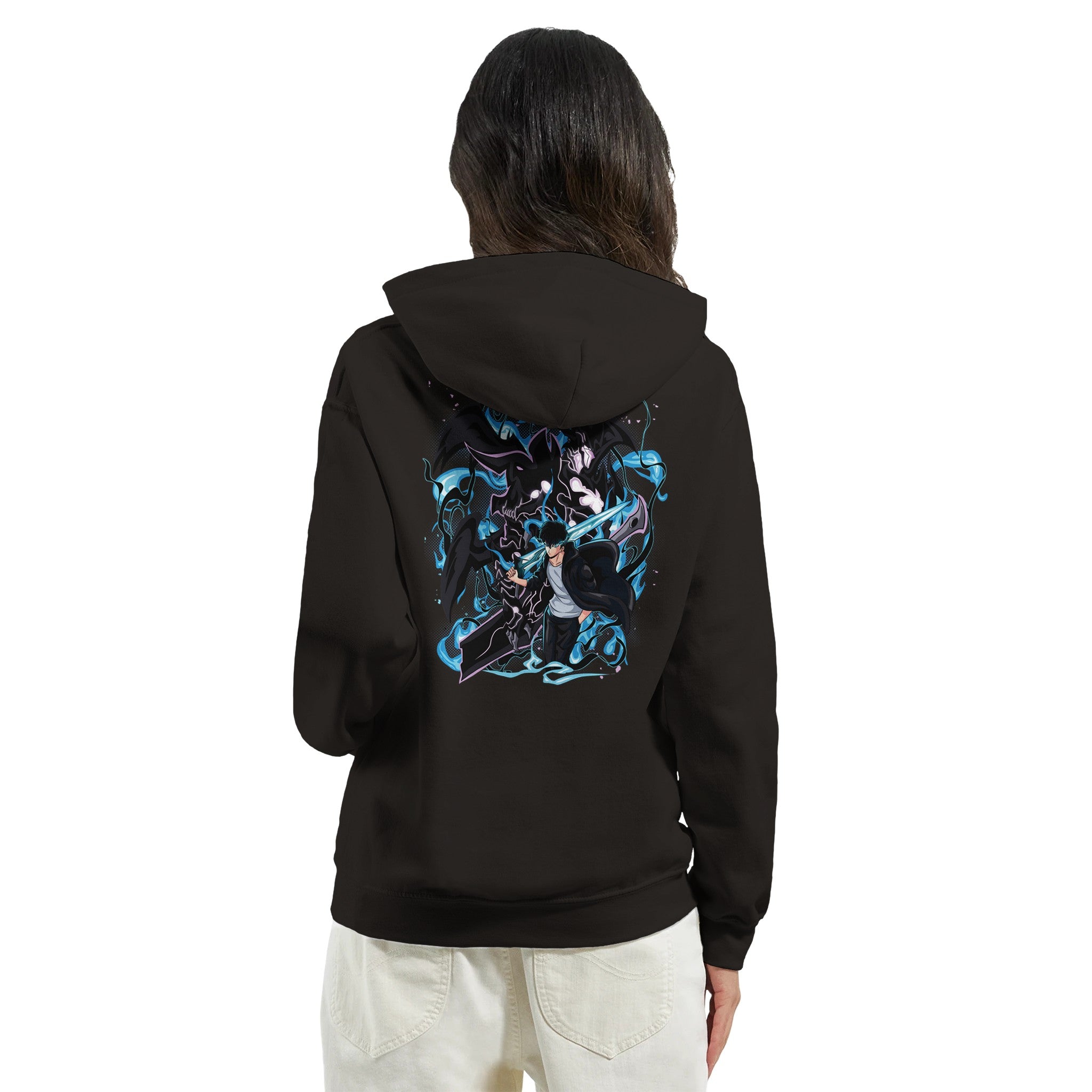 shop and buy solo levelling | sun jin woo anime hoodie