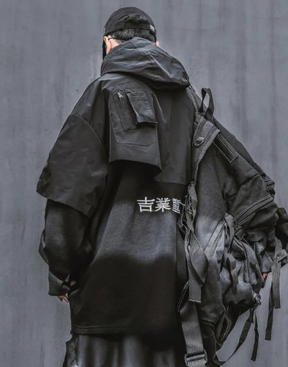 shop and buy Kurosenshi 黒戦士 Urban Cyperpunk Hoodie