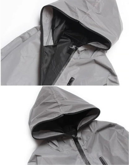 shop and buy reflective streetwear jacket windbreaker