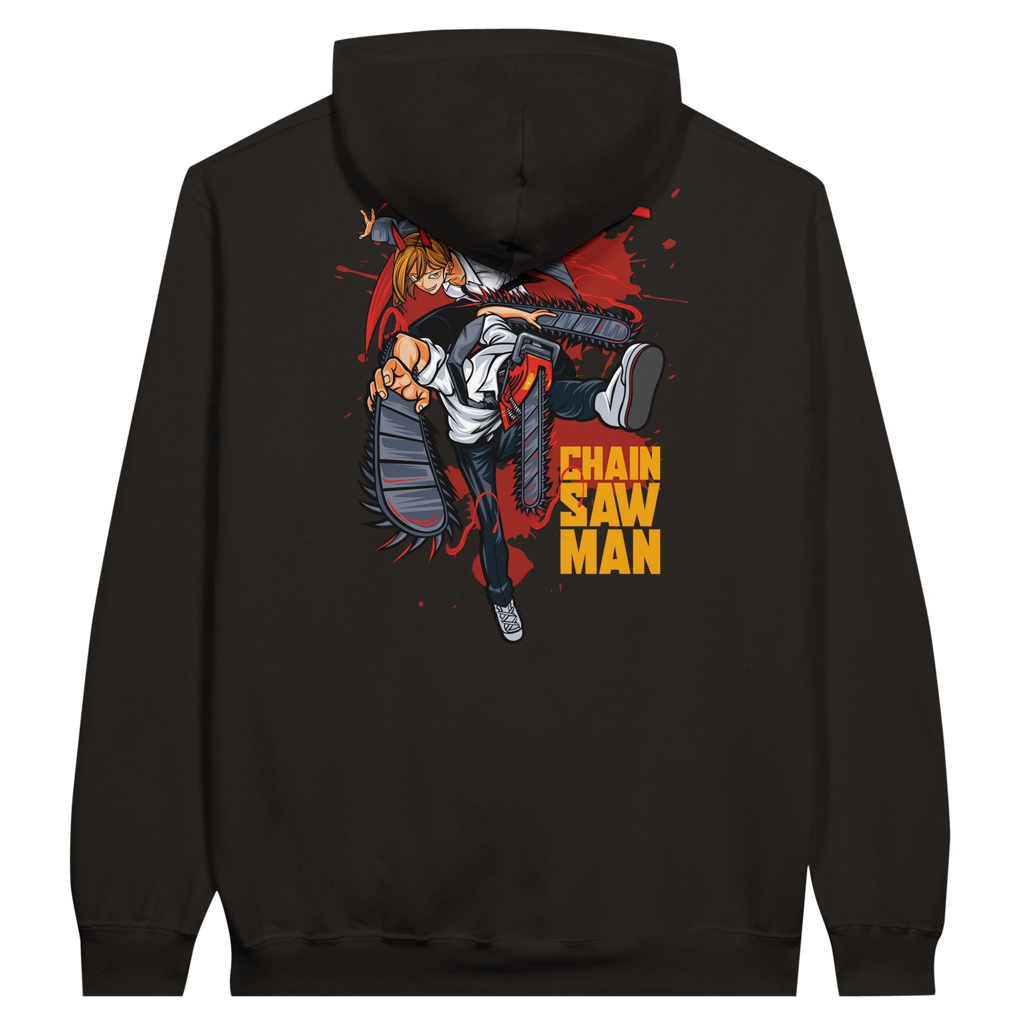 shop and buy chainsaw man anime clothing hoodie denji and power