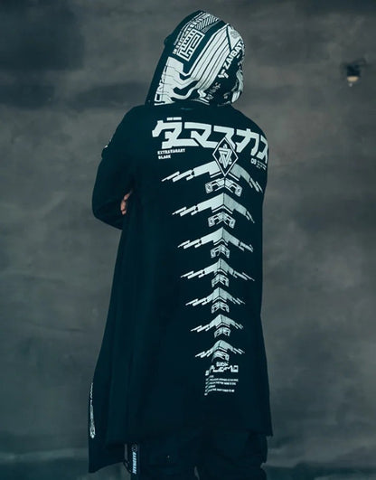 shop and buy KAGE.09 (影) – Shadow.09 Cyperpunk Hoodie