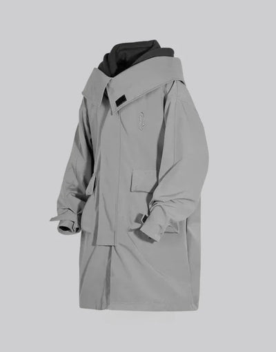 shop and buy longline techwear jacket