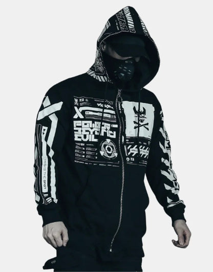 shop and buy Shinjū Protocol 真銃プロトコル Cyperpunk Hoodie