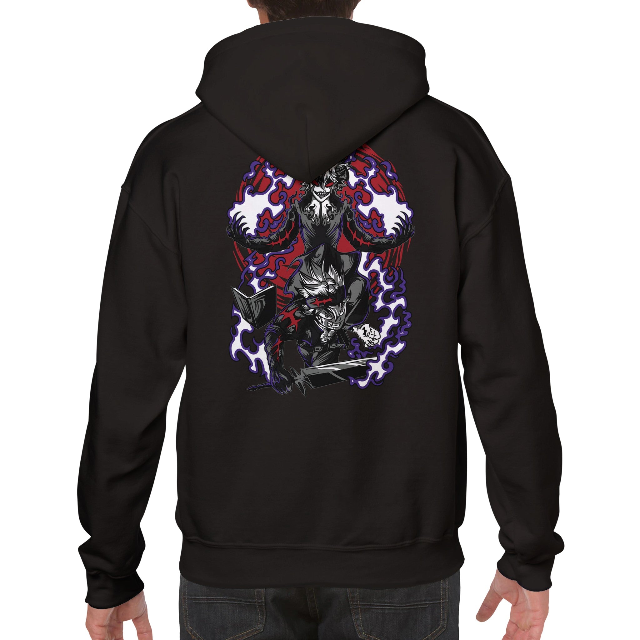 shop and buy black clover anime clothing asta hoodie