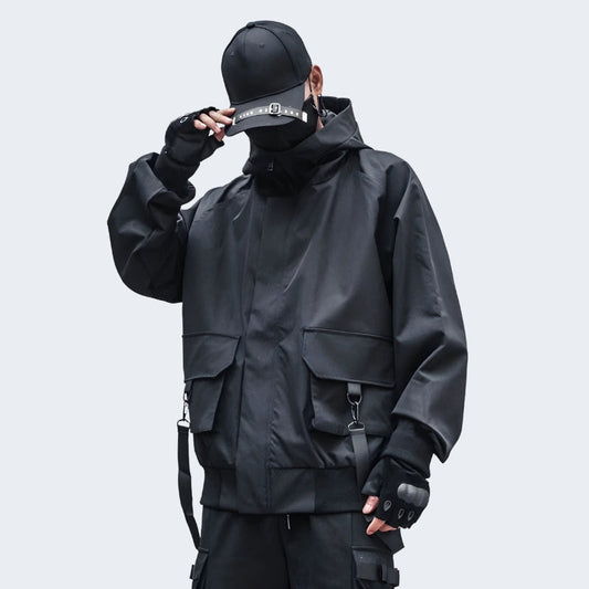 shop and buy Techwear Cargo Jacket 