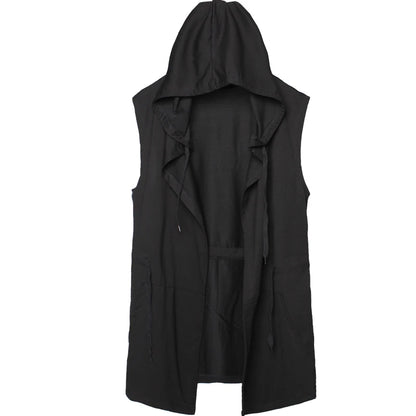 Black Sleeveless Jacket