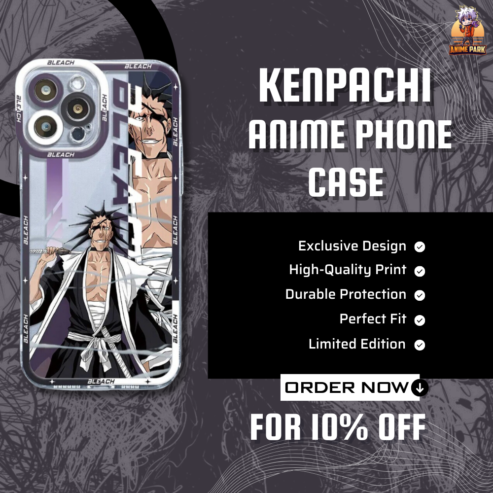 shop and buy bleach kenpachi phone case for iphone