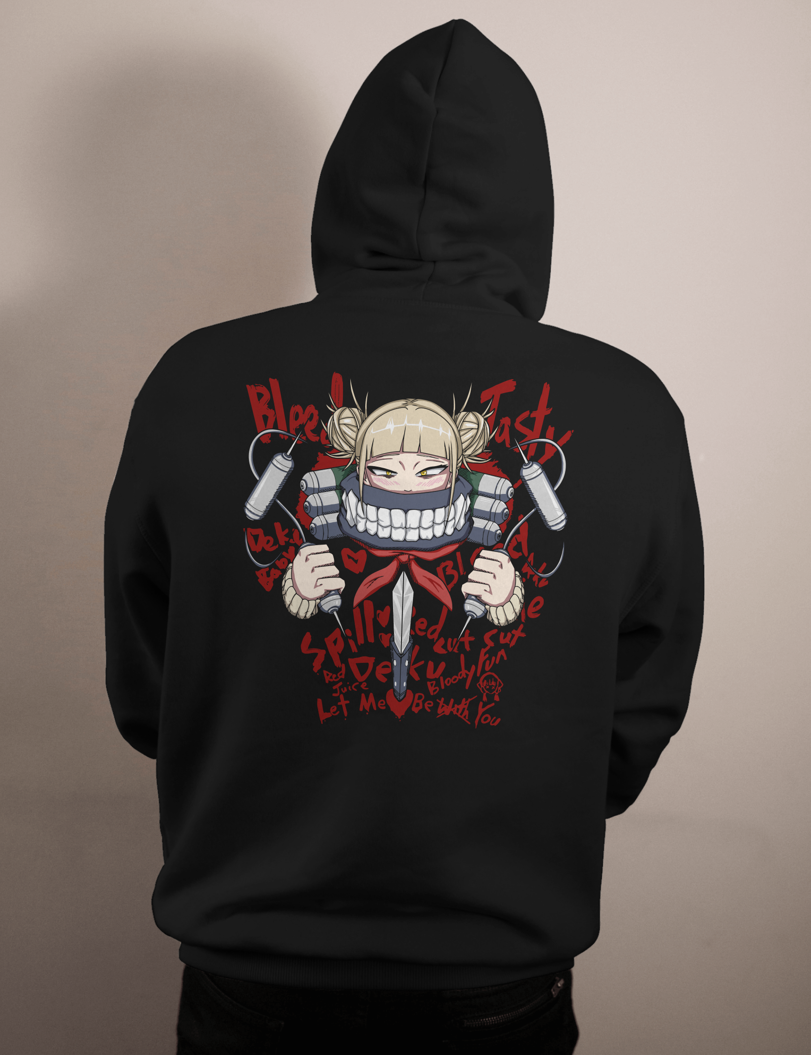 shop and buy my hero academia anime clothing toga himiko hoodie