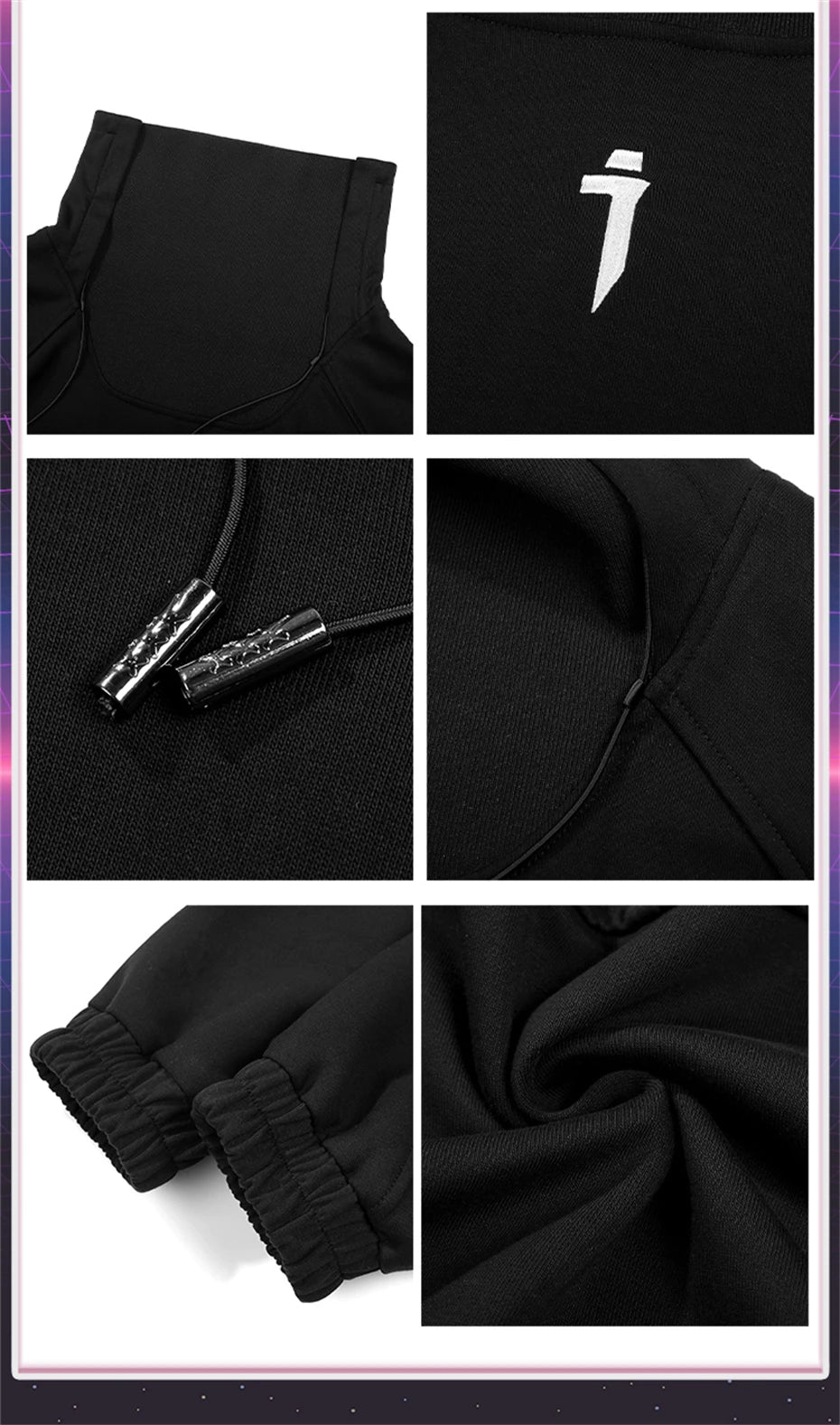 shop and buy Kurojin 黒陣 – Black Formation Streetwear Hoodie