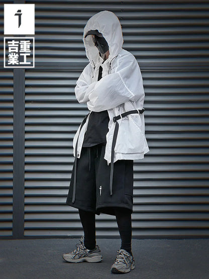 Shop and buy White streetwear jacket windbreaker