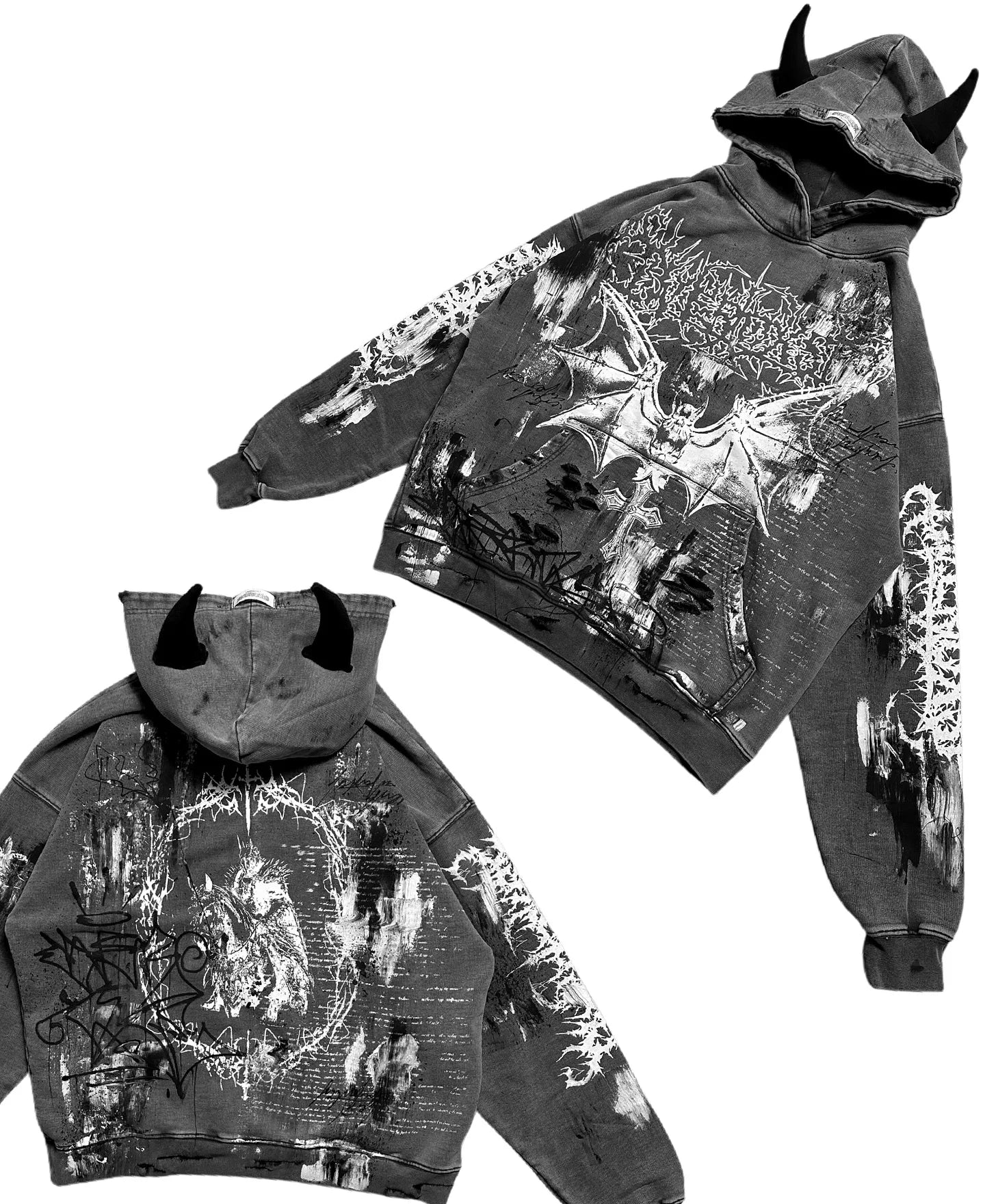 shop and buy hoodie with horns