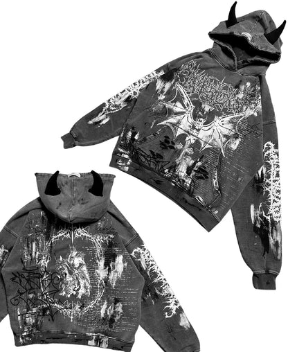 shop and buy hoodie with horns