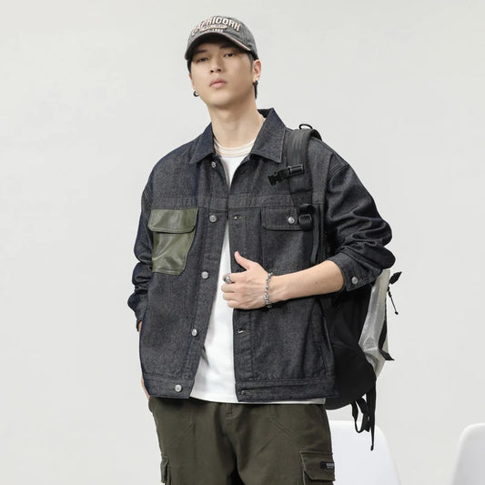 shop and buy Cargo Denim Jacket