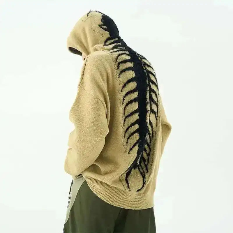 shop and buy Exoskeleton Centipede print Hoodie