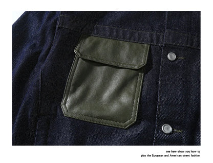 shop and buy Cargo Denim Jacket