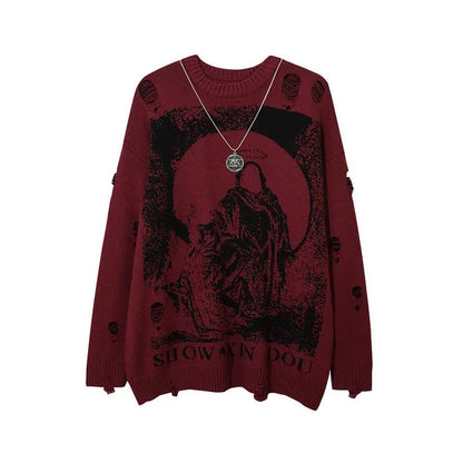 shop and buy Sanctum Decay Ripped Sweatshirt