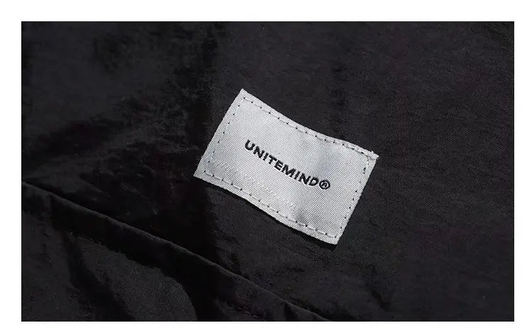shop and buy Cargo Pocket Streetwear Jacket in black