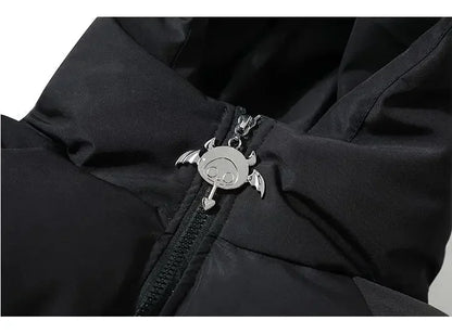 Akuma Draft" (悪魔ドラフト) horns Puffer Jacket
