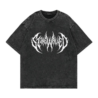 shop and buy Metal Font Shirt