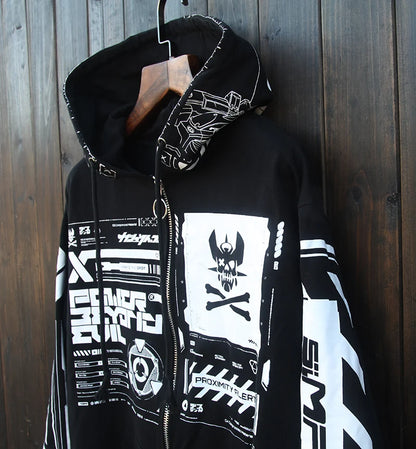 Shinjū Protocol 真銃プロトコル Cyperpunk Hoodie