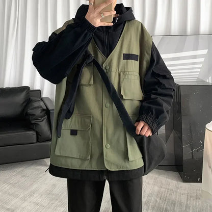 shop and buy Layered Cargo Jacket