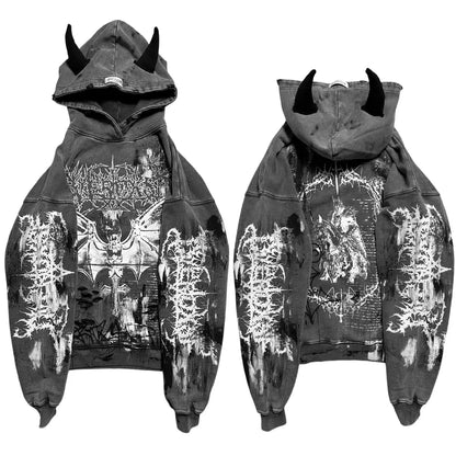 shop and buy hoodie with hornsv