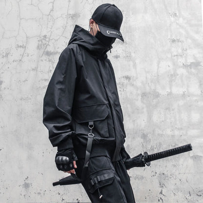 shop and buy Techwear Cargo Jacket 