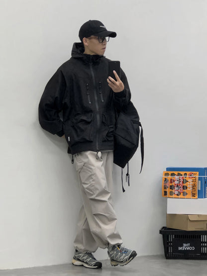 shop and buy japanese style streetwear jacket in black