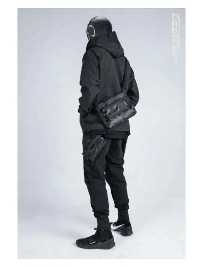 Shop and buy Black Tactical hooded Jacket