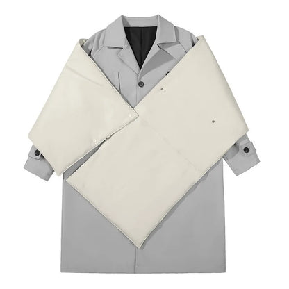 shop and buy techwear simple cape jacket
