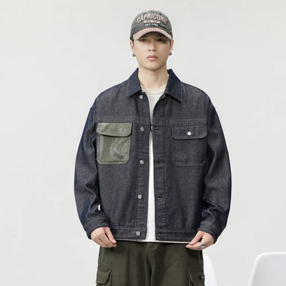 shop and buy Cargo Denim Jacket