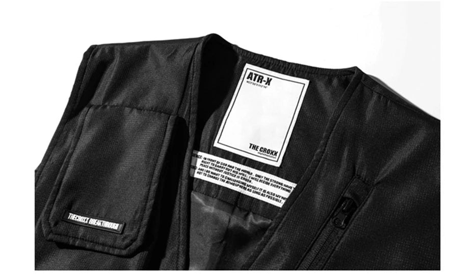 shop and buy Sleeveless Cargo Jacket Vest