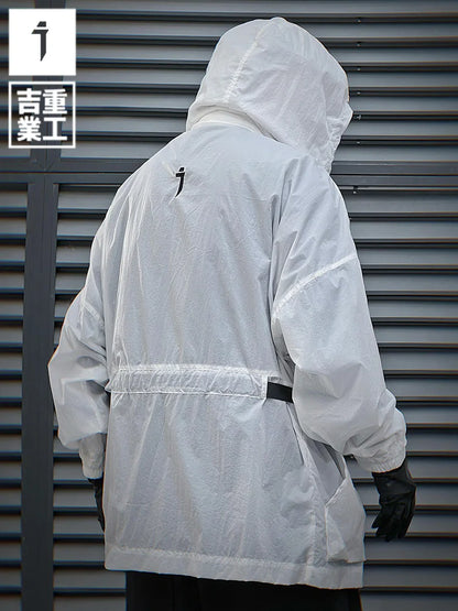 Shop and buy White streetwear jacket windbreaker