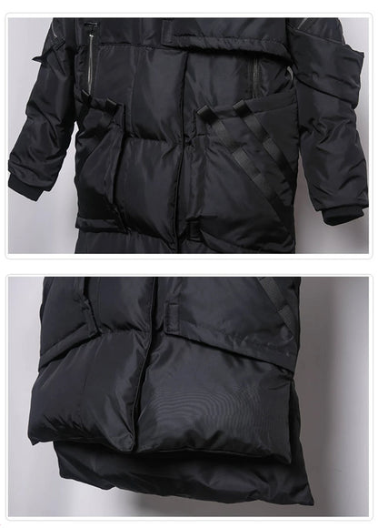 shop and buy Shin'en (深淵) – The Abyss Tactical Longline Puffer Jacket