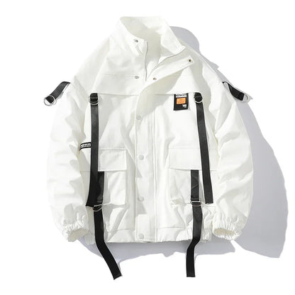 shop and buy urban techwear jacket in white
