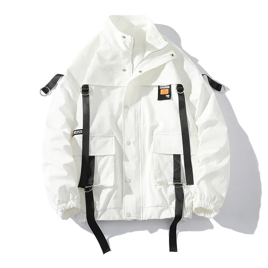 shop and buy urban techwear jacket in white
