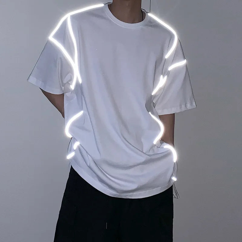 shop and buy Neon Veins Reflective T-Shirt
